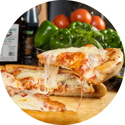 DEEP DISH STYLE CHEESE PIZZA