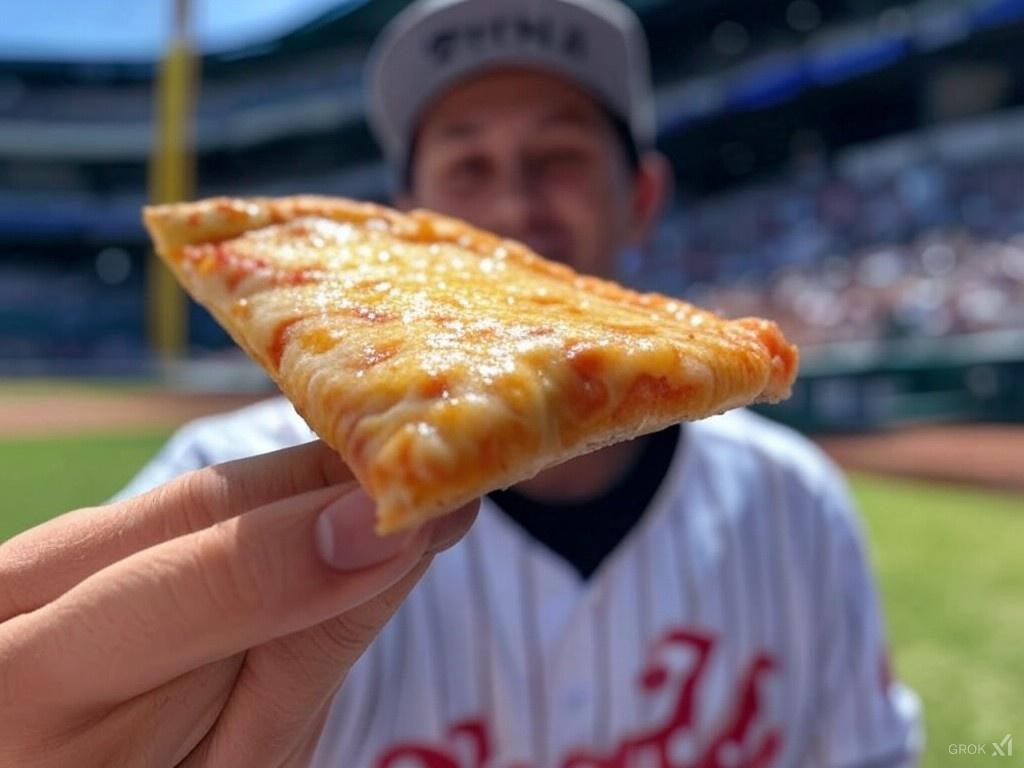 Baseball and PIzza at Slice Pizzeria